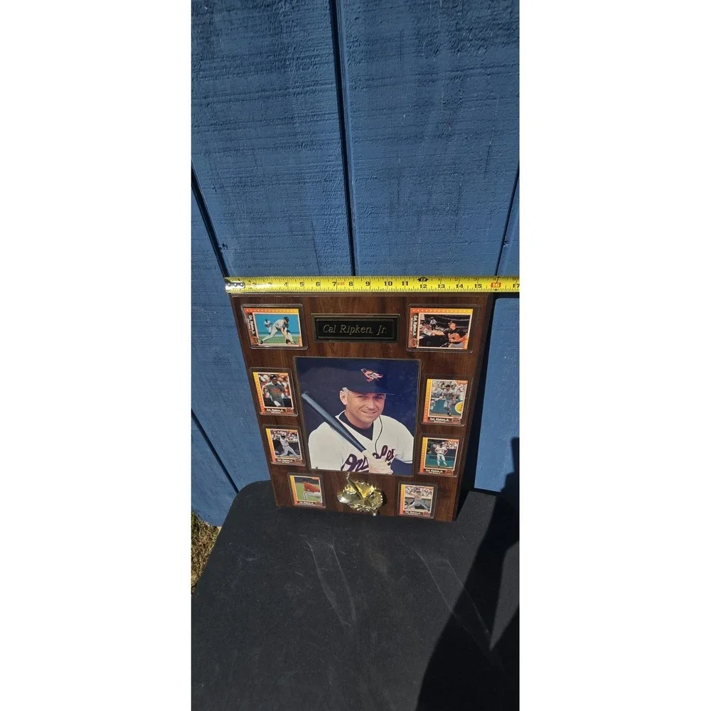 Cal Ripkin Jr. Commemorative Wooden Display Plaque Baltimore Orioles Baseball